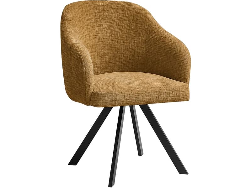 BOBOCHIC Stuhl SOPHIE Stoff gelb