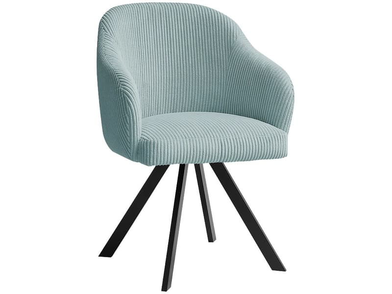 BOBOCHIC Stuhl SOPHIE Stoff hellblau