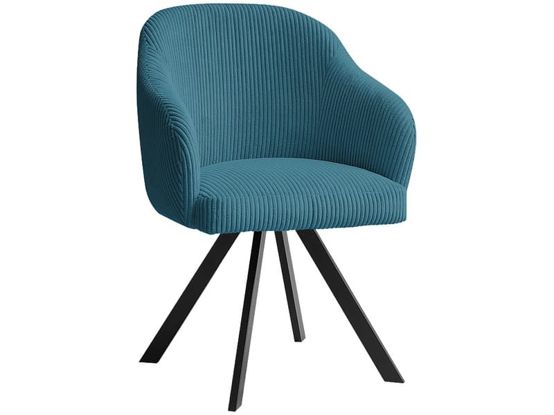 BOBOCHIC Stuhl SOPHIE Stoff dunkelblau