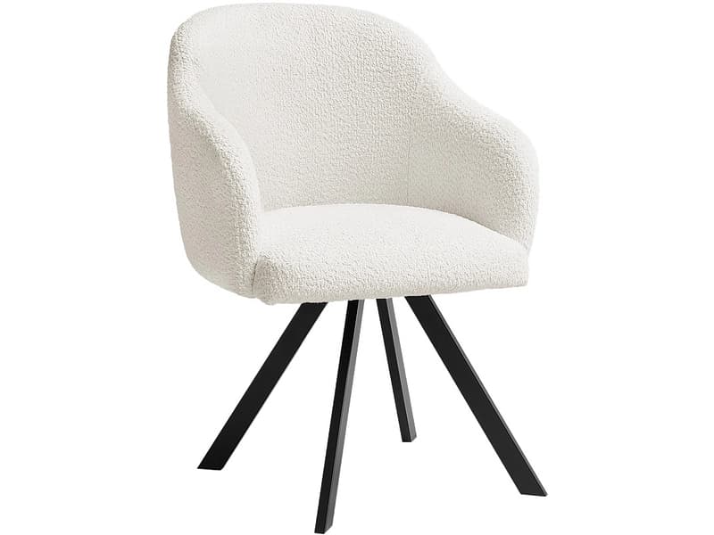 BOBOCHIC Stuhl SOPHIE Stoff weiss