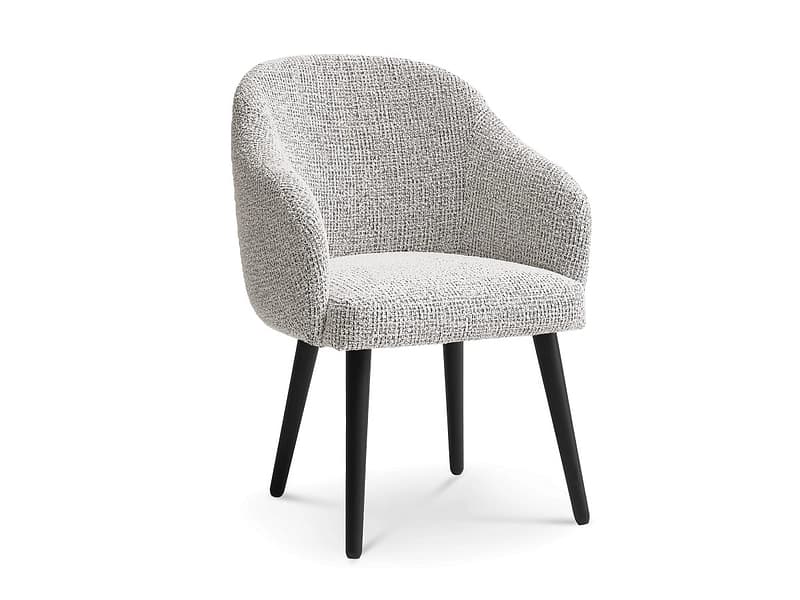 BOBOCHIC Stuhl SOPHIE Stoff hellgrau