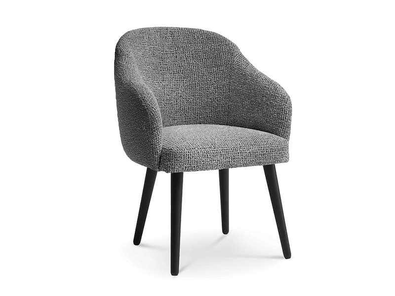 BOBOCHIC Stuhl SOPHIE Stoff dunkelgrau