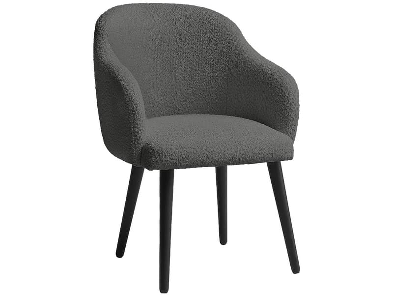 BOBOCHIC Stuhl SOPHIE Stoff dunkelgrau