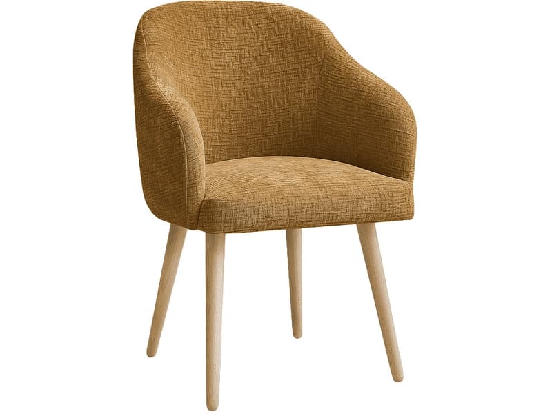 BOBOCHIC Stuhl SOPHIE Stoff gelb