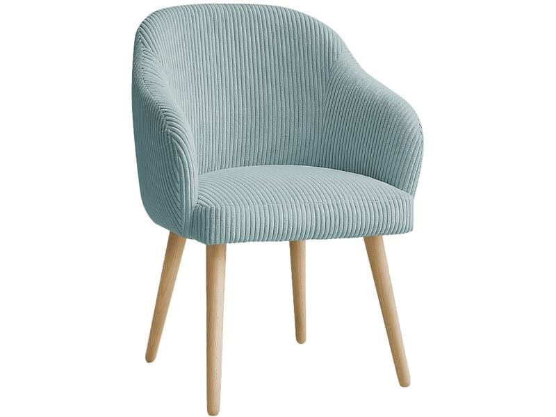 BOBOCHIC Stuhl SOPHIE Stoff hellblau