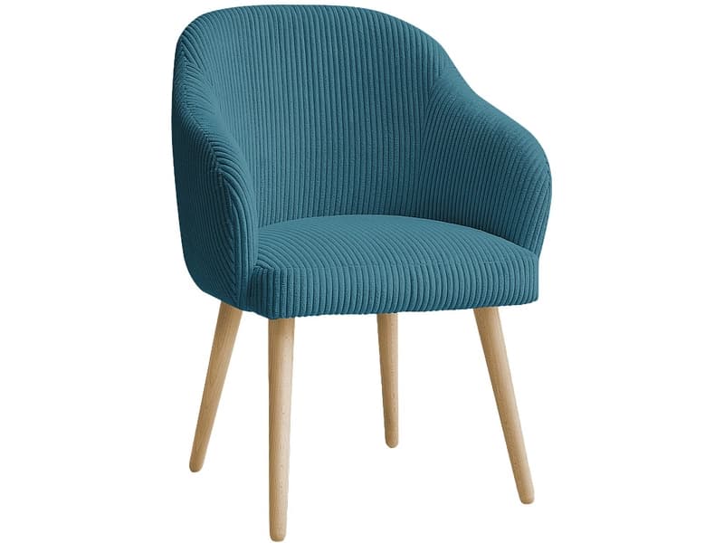 BOBOCHIC Stuhl SOPHIE Stoff dunkelblau