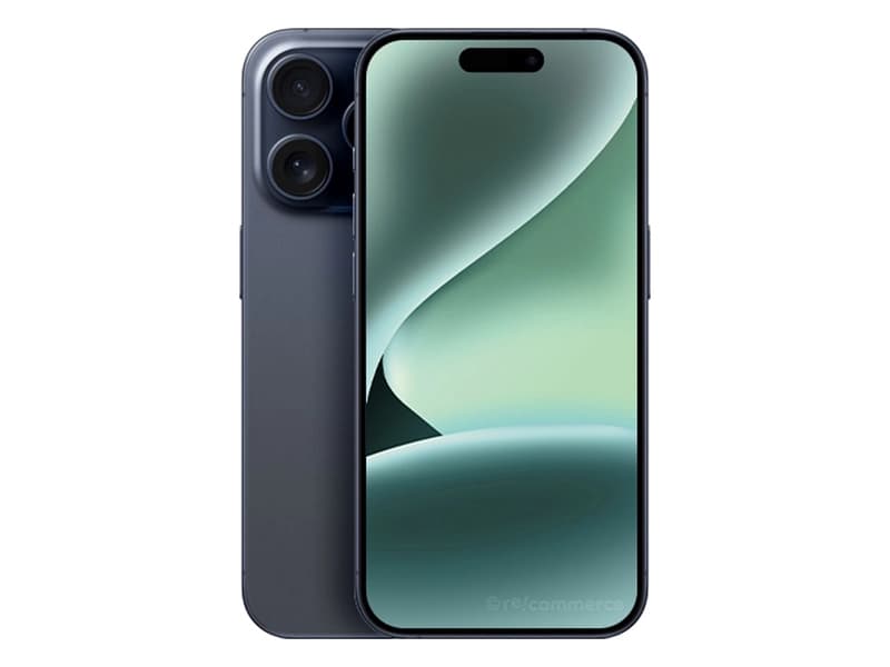 APPLE iPhone 15 Pro titan blau Refurbished B 128GB 5G