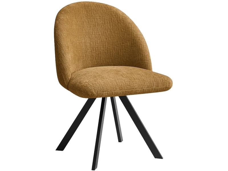 BOBOCHIC Stuhl LALIE Stoff gelb