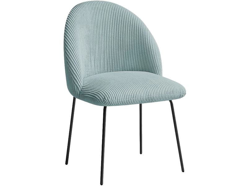 BOBOCHIC Stuhl LALIE Stoff hellblau