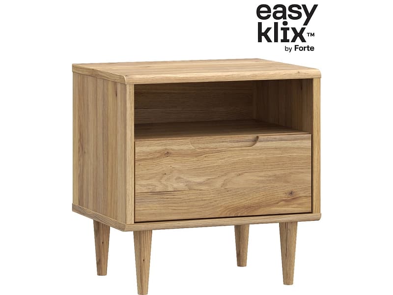 Nachttisch EASYKLIX SHERBROOKE 1 Schublade 54.8x43x57.8cm eiche dekor