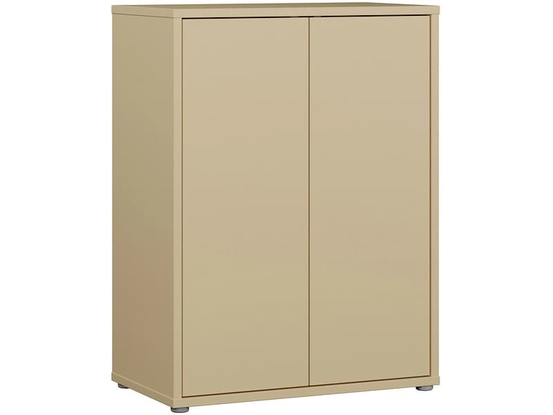 Kommode ALICE SPRINGS 2 Türen 41.5x74.5x99.1cm gelb dekor