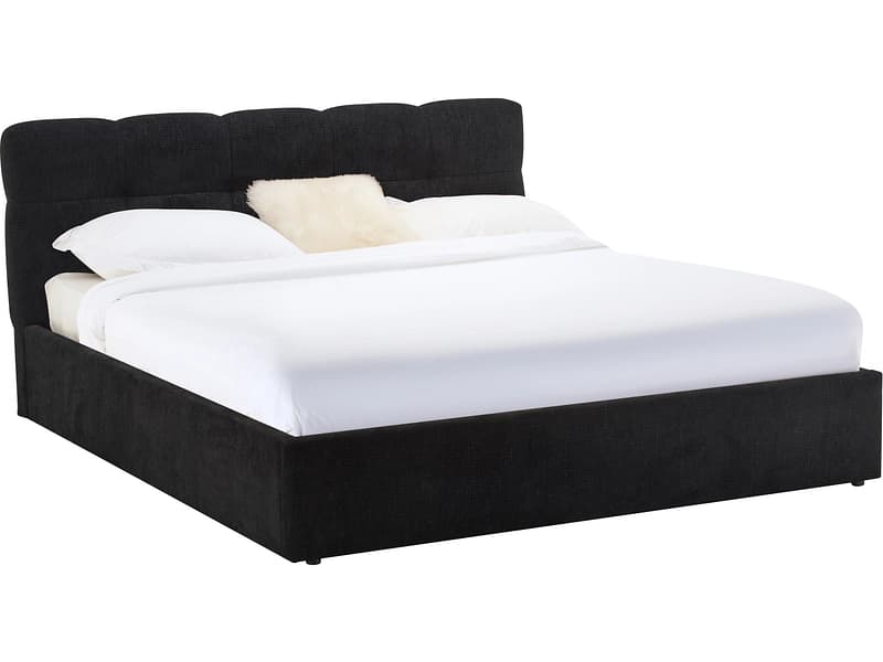 Kastenbett TANGO 180x200cm stoff schwarz