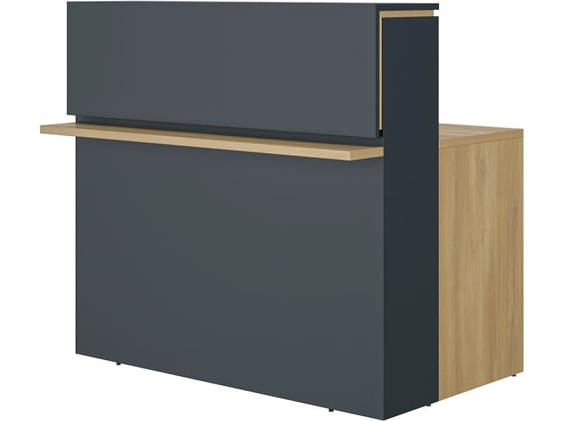 Empfangstheke GAMI ZOOM 85x120x112cm eiche