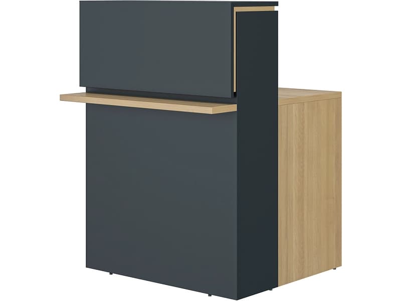 Empfangstheke GAMI ZOOM 80x85x112cm eiche