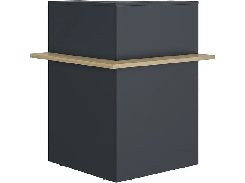 Empfangstheke GAMI ZOOM 85x85x108cm eiche