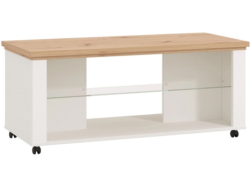 Couchtish VALENCIA 50.5x114.5x49cm artisan eiche