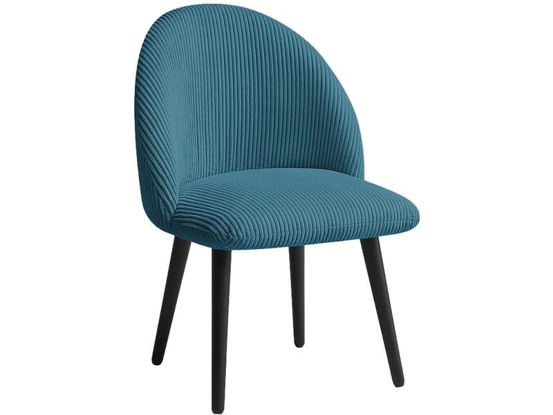 BOBOCHIC Stuhl LALIE Stoff dunkelblau
