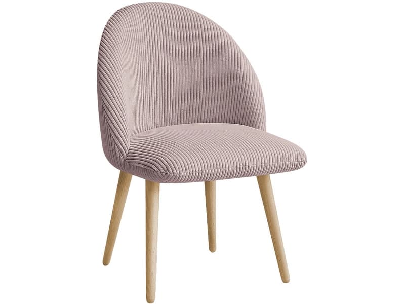BOBOCHIC Stuhl LALIE Stoff rosa