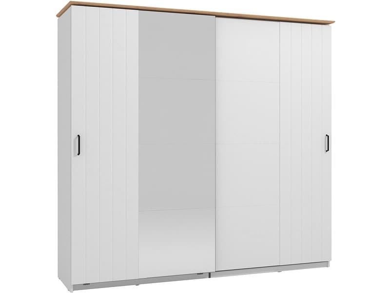 Schwebetürenschrank ALBA weiss 2 Türen