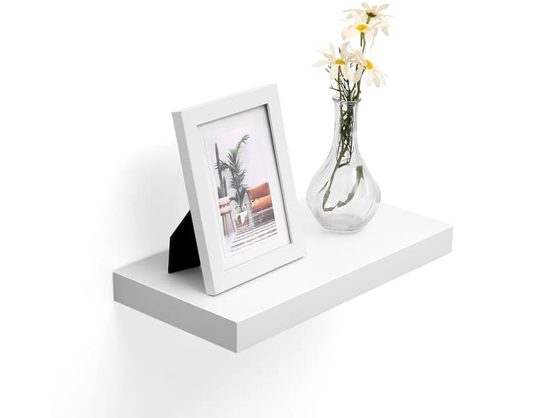 Wandregal SONGMICS LIGHTY 40x20x3.8cm weiss