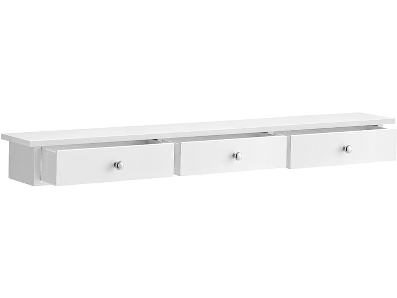Wandregal SONGMICS LIGHTY 80x15x10cm weiss