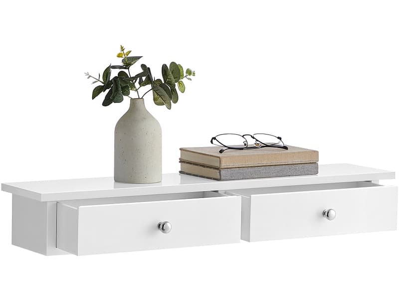 Wandregal SONGMICS LIGHTY 65x15x10cm weiss