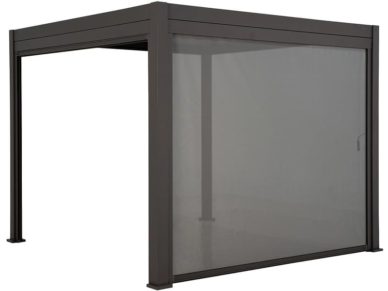 HESPERIDE Vorhang für Pergola EVORA 4M 236x370.5x3.7cm grau