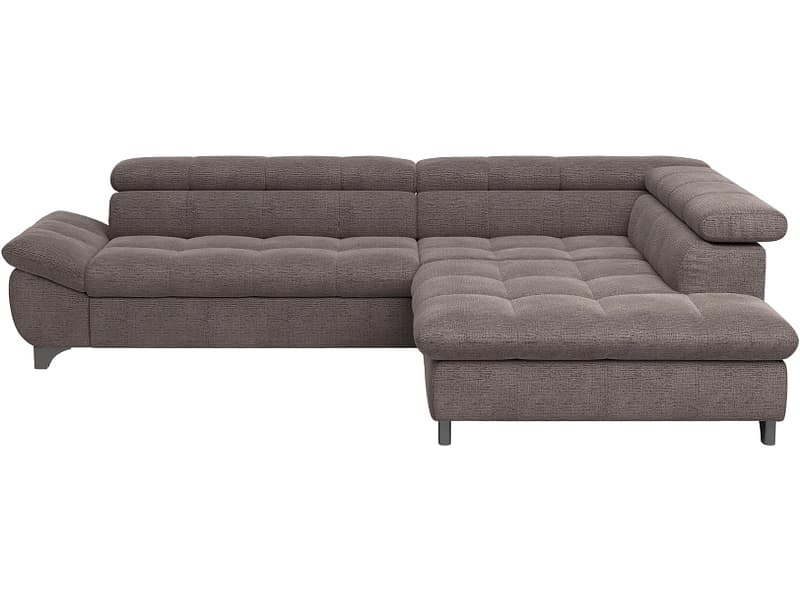 Ecksofa GEMINI II Stoff braun