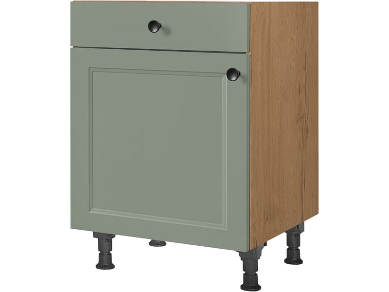 MODUSET Küchenunterschrank CASCADA 60x58x87cm schilf