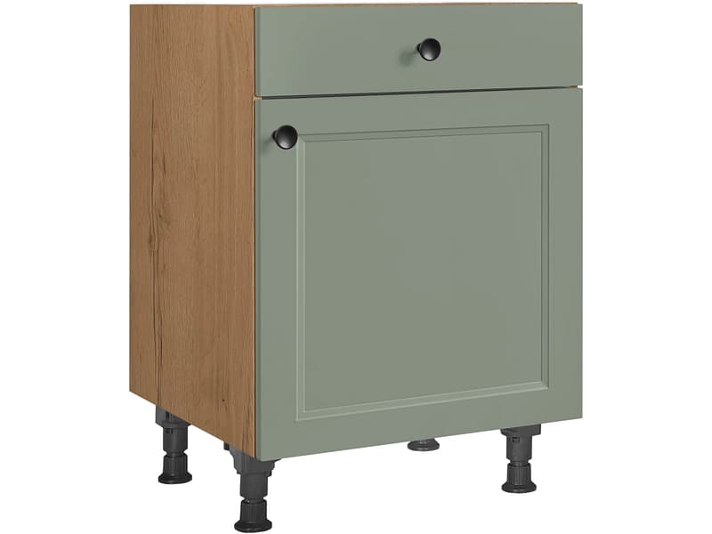 MODUSET Küchenunterschrank CASCADA 60x58x87cm schilf