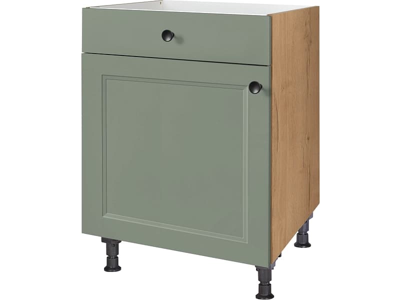 MODUSET Küchenunterschrank CASCADA 60x58x87cm schilf