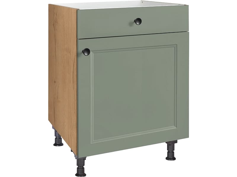 MODUSET Küchenunterschrank CASCADA 60x58x87cm schilf