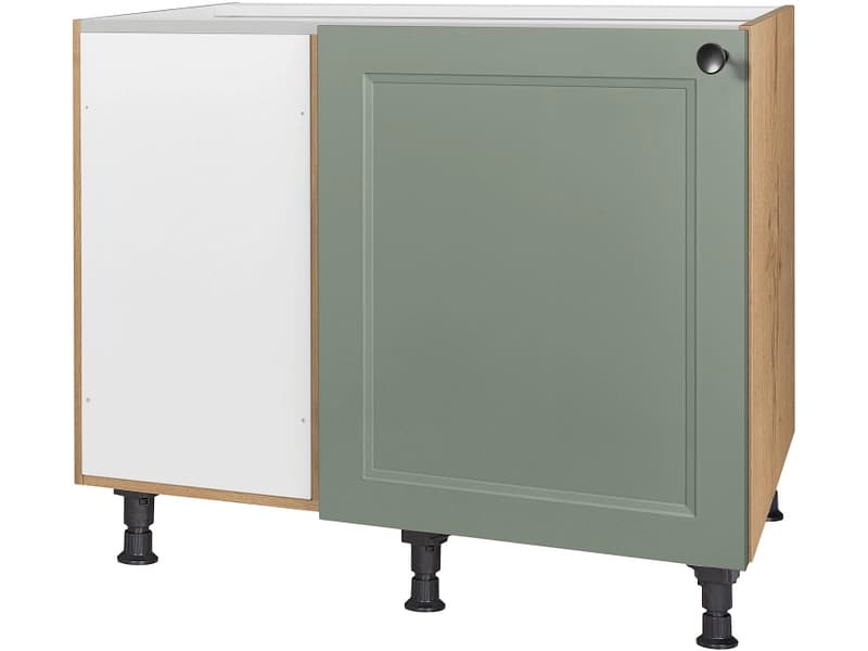 MODUSET Küchen-Eckunterschrank CASCADA 100x65x87cm schilf