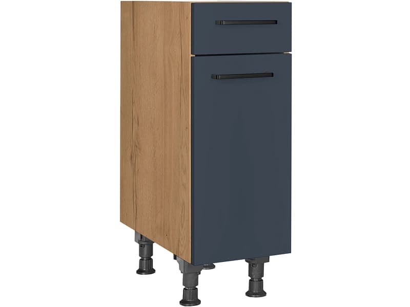 MODUSET Küchenunterschrank EASYTOUCH 30x58x87cm fjordblau