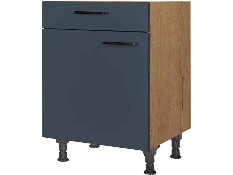 MODUSET Küchenunterschrank EASYTOUCH 60x58x87cm fjordblau