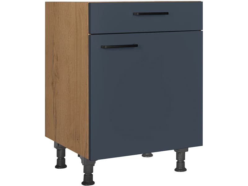 MODUSET Küchenunterschrank EASYTOUCH 60x58x87cm fjordblau