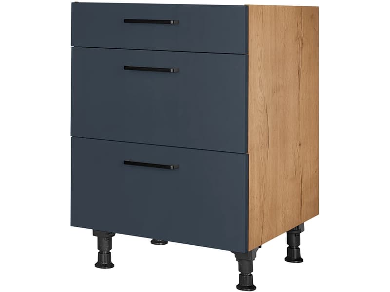 MODUSET Küchenunterschrank EASYTOUCH 60x58x87cm fjordblau