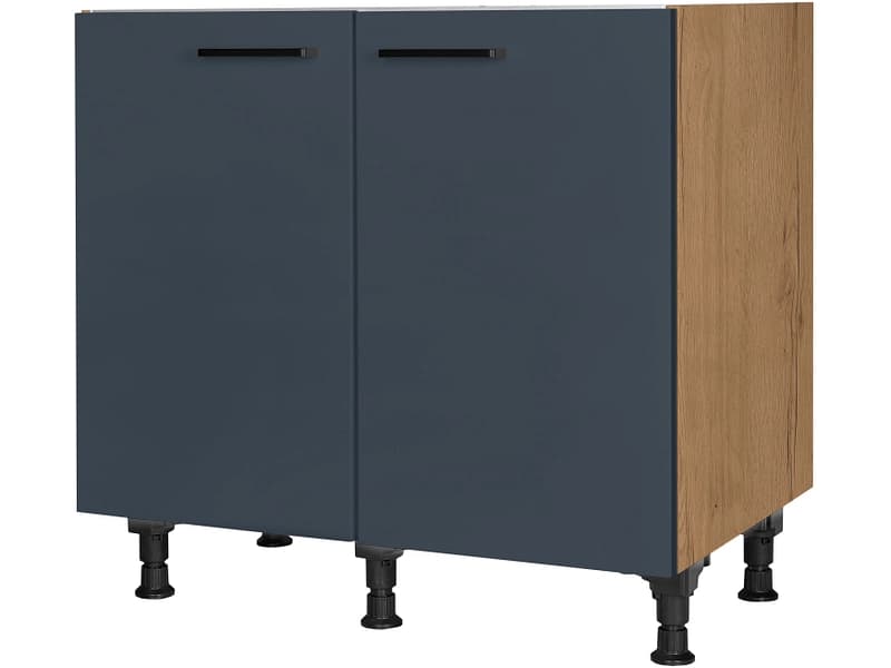 MODUSET Spülenunterschrank EASYTOUCH 90x58x87cm fjordblau
