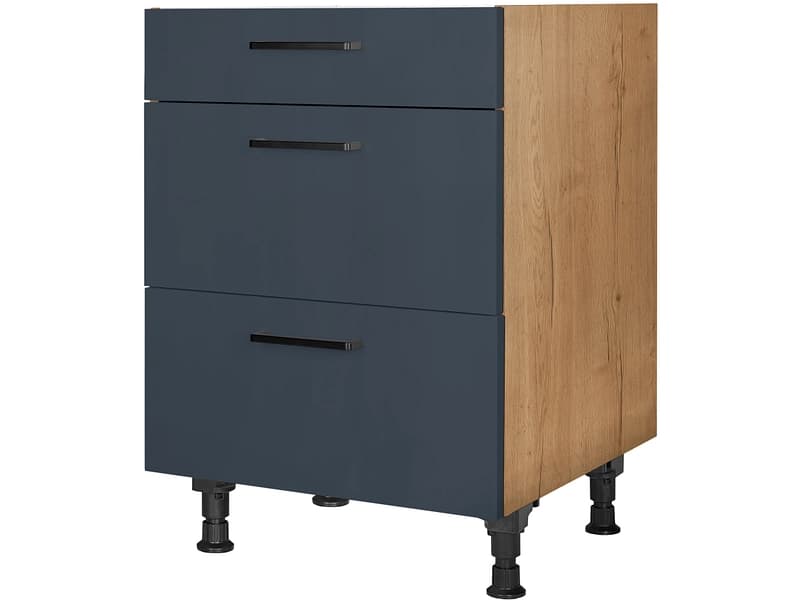 MODUSET Küchenunterschrank EASYTOUCH 60x58x87cm fjordblau