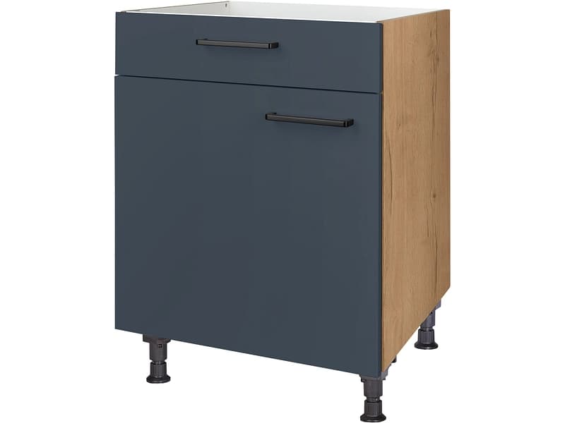 MODUSET Küchenunterschrank EASYTOUCH 60x58x87cm fjordblau