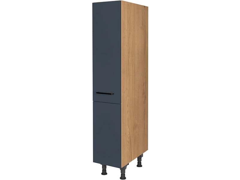 MODUSET Halbhoher Küchenhochschrank EASYTOUCH 30x58x166cm fjordblau