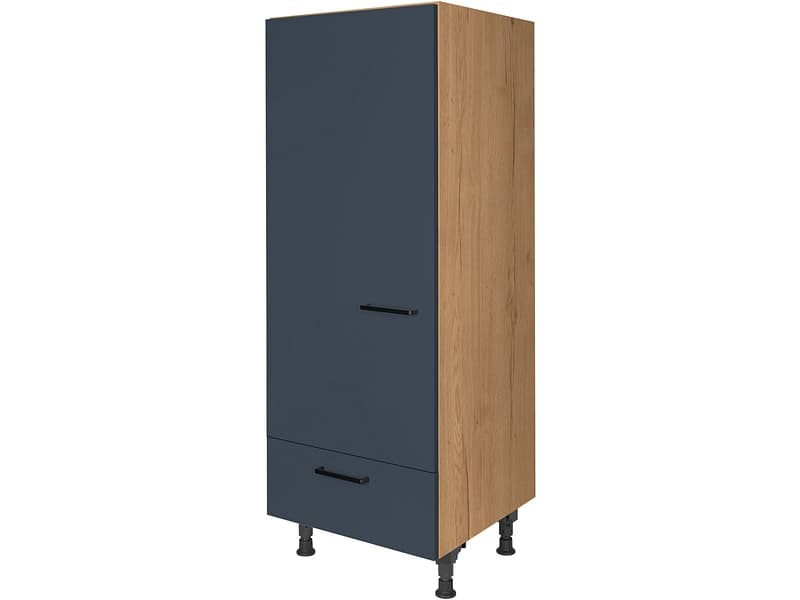 MODUSET Kühlschrank-Hochschrank EASYTOUCH 60x58x166cm fjordblau