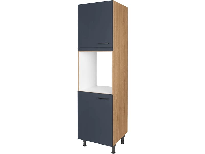 MODUSET Backofen-Hochschrank EASYTOUCH 60x58x217cm fjordblau