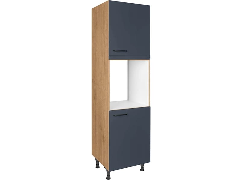 MODUSET Backofen-Hochschrank EASYTOUCH 60x58x217cm fjordblau