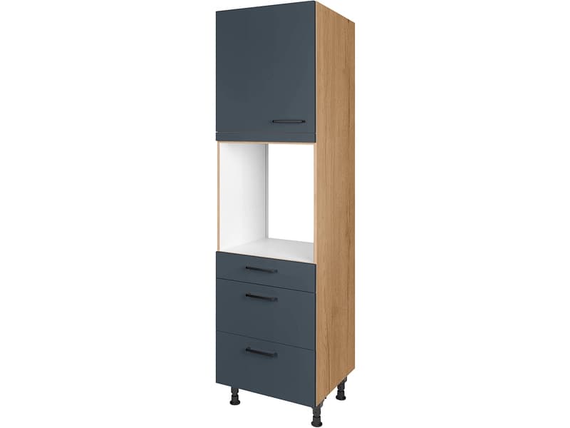 MODUSET Backofen-Hochschrank EASYTOUCH 60x58x217cm fjordblau