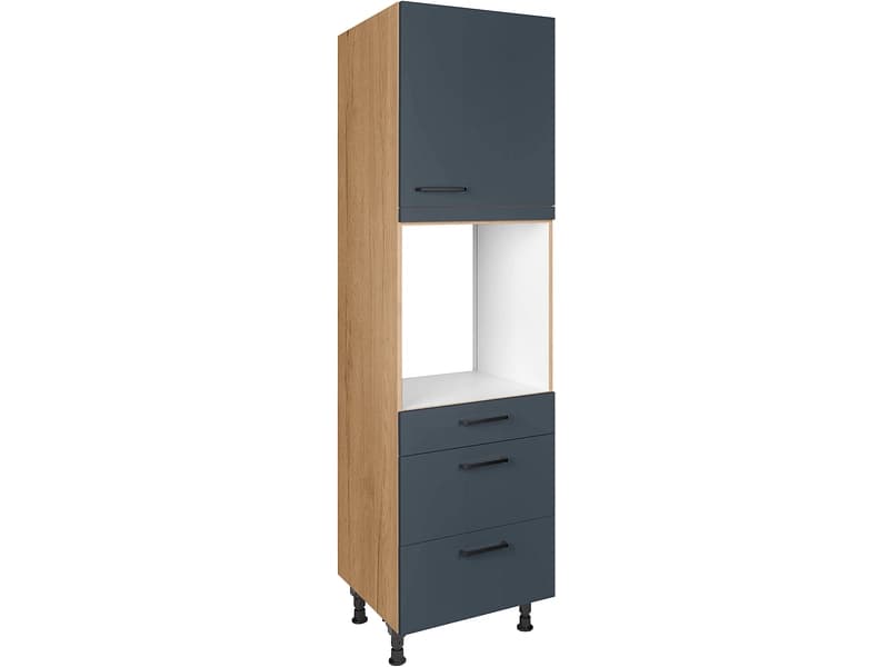 MODUSET Backofen-Hochschrank EASYTOUCH 60x58x217cm fjordblau