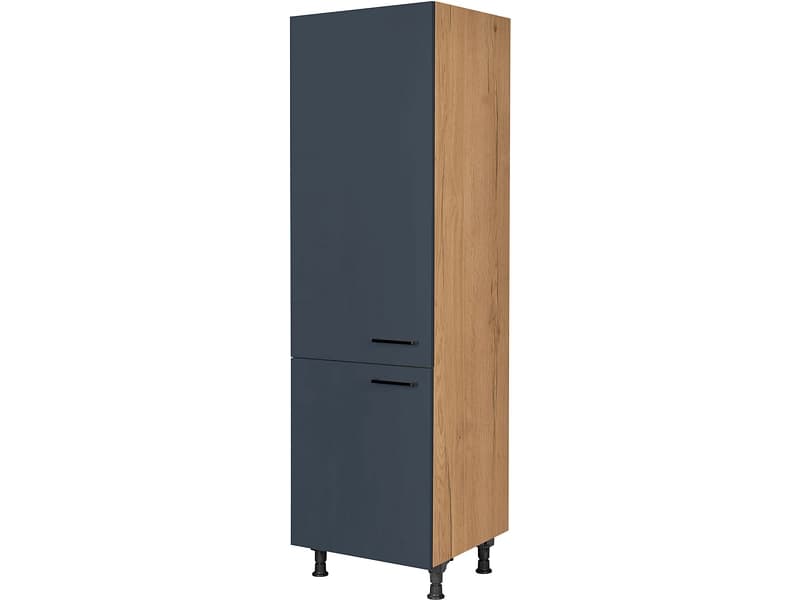 MODUSET Kühlschrank-Hochschrank EASYTOUCH 60x58x217cm fjordblau