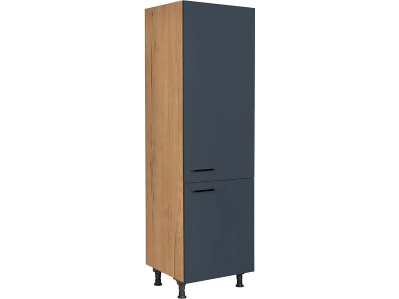 MODUSET Kühlschrank-Hochschrank EASYTOUCH 60x58x217cm fjordblau