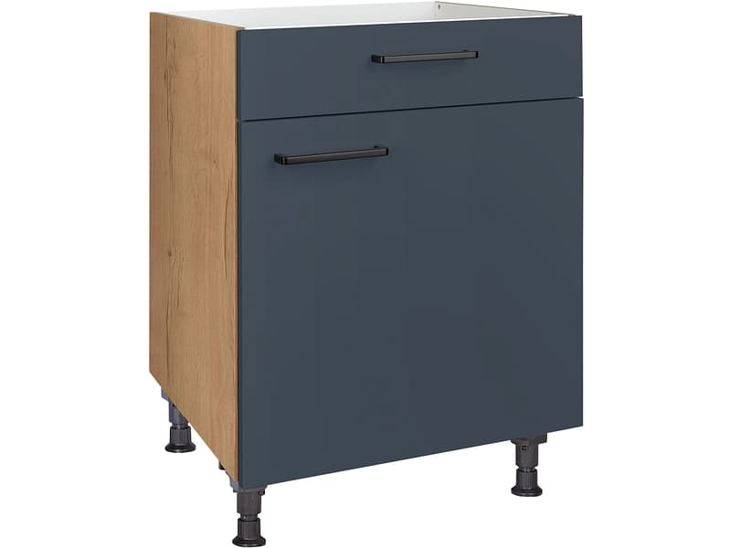 MODUSET Küchenunterschrank EASYTOUCH 60x58x87cm fjordblau