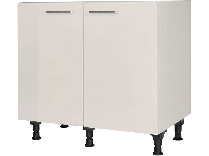 MODUSET Spülenunterschrank FLASH 90x58x87cm seidengrau